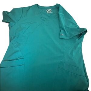 Barco Uniforms Green Scrub Top